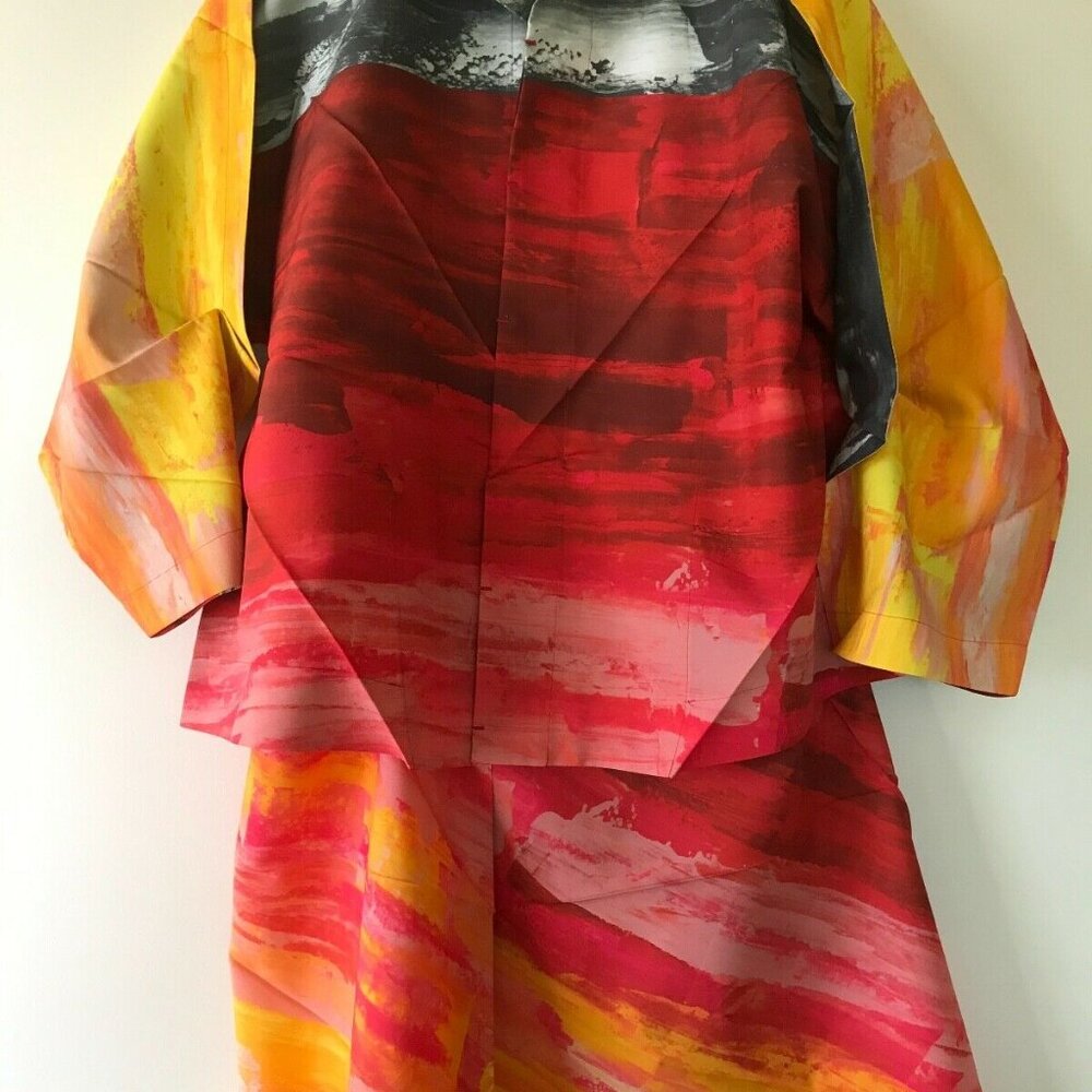 Issey Miyake 132 5. 2pc. Origami fold Jacket and dress